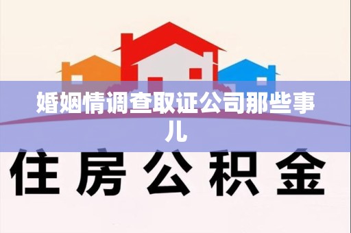 仓山婚姻情调查取证公司那些事儿
