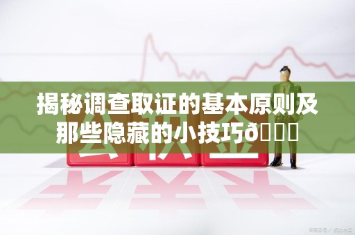 仓山揭秘调查取证的基本原则及那些隐藏的小技巧😎