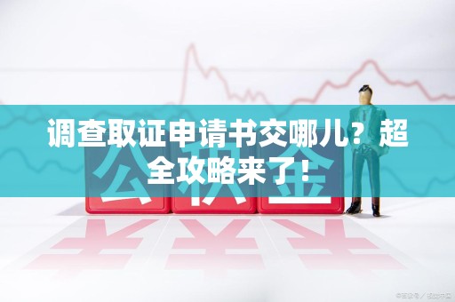 仓山调查取证申请书交哪儿？超全攻略来了！